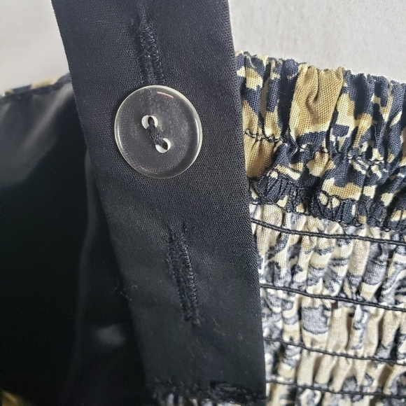 NWT R&K Originals Black and Taupe Floral Sleeveless Dress Sz 16 - Picture 6 of 12